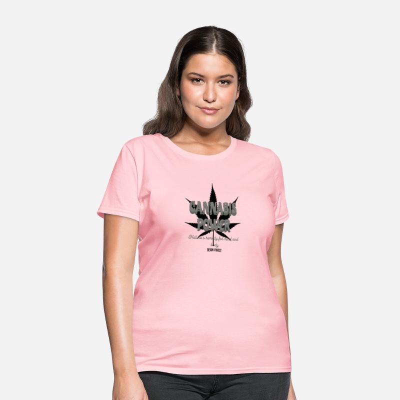 Cannabis Power - Highdea Funny Graphic T Shirt
