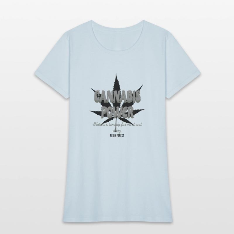 Cannabis Power - Highdea Funny Graphic T Shirt