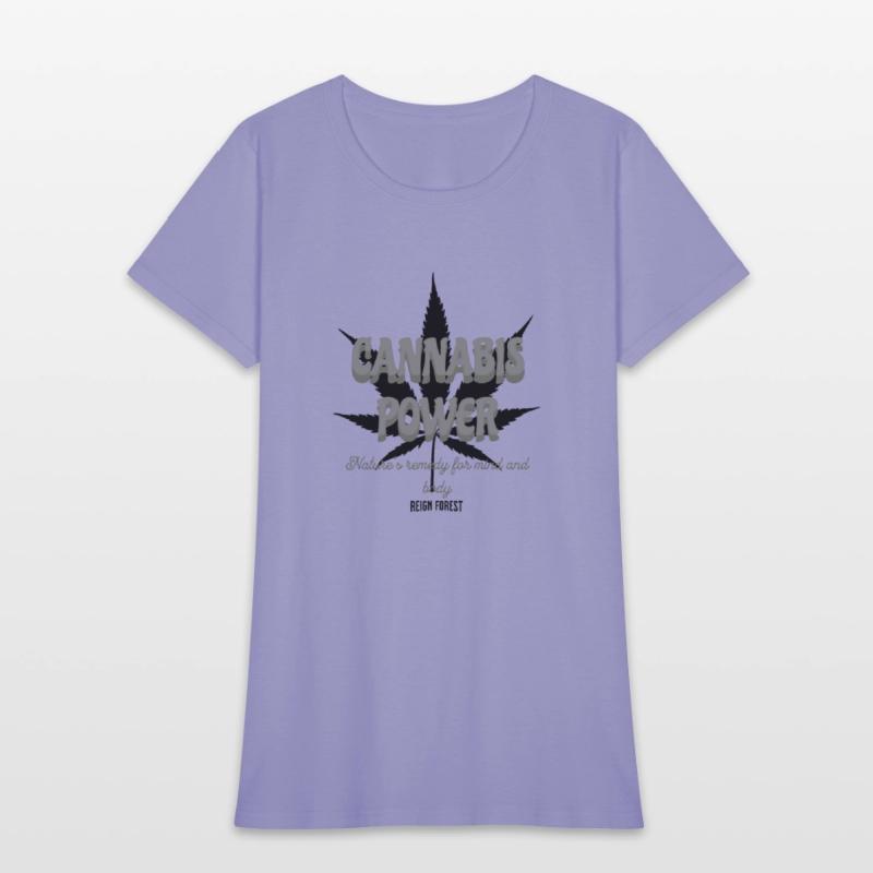 Cannabis Power - Highdea Funny Graphic T Shirt