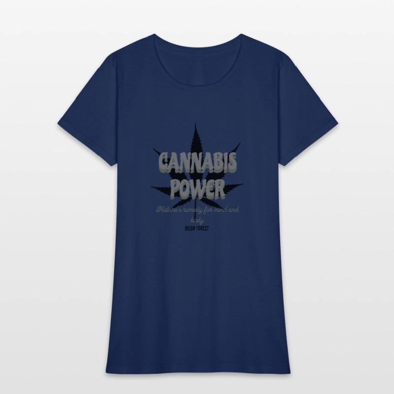 Cannabis Power - Highdea Funny Graphic T Shirt