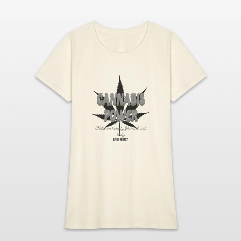 Cannabis Power - Highdea Funny Graphic T Shirt