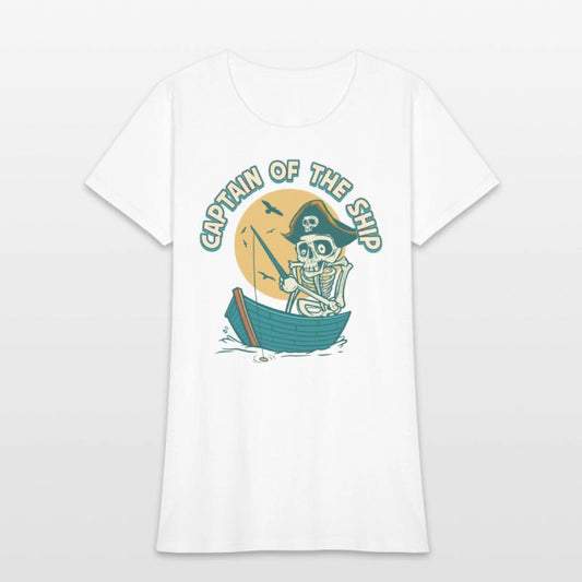 Captain Of The Ship Skeleton Pirate Graphic