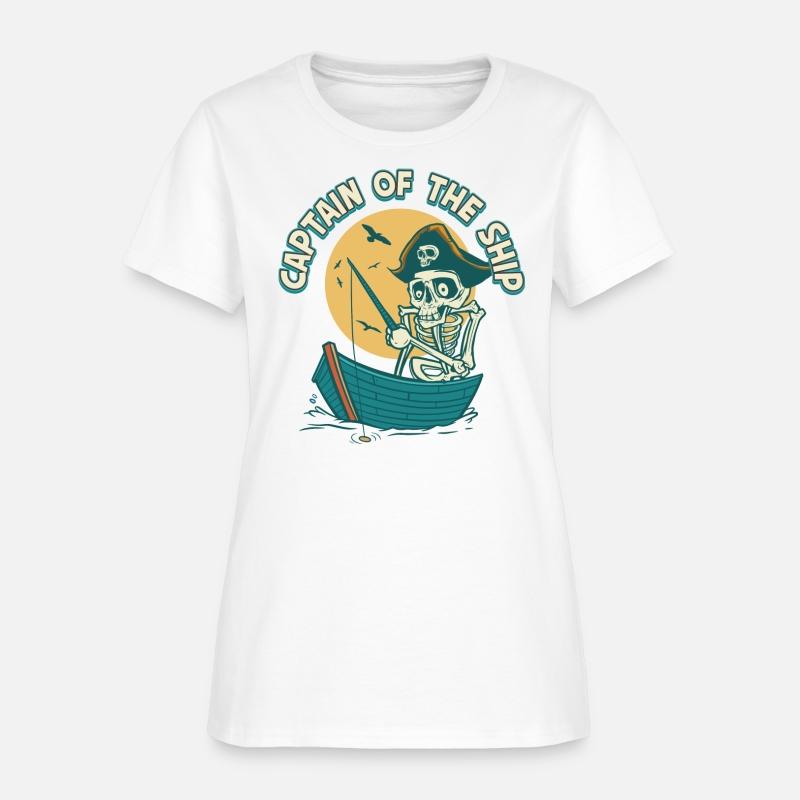 Captain Of The Ship Skeleton Pirate Graphic