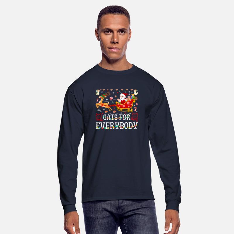 Cats For Everybody Christmas Cat Funny Xmas