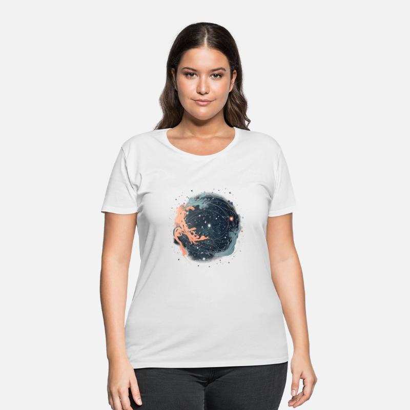 celestial night sky with constellations and shooti