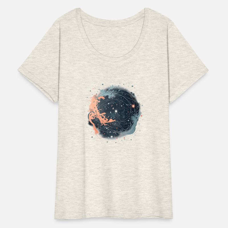 celestial night sky with constellations and shooti