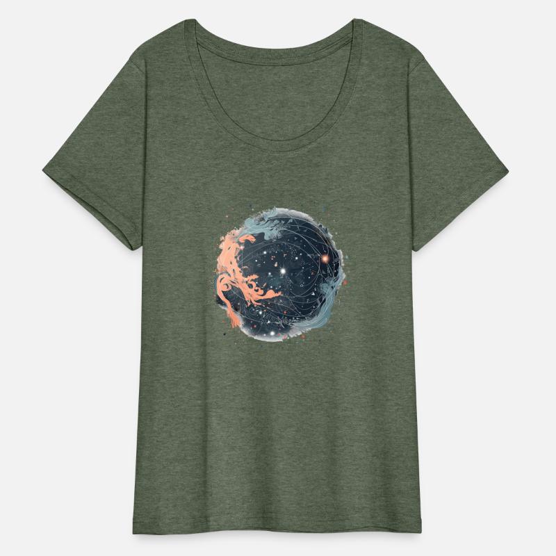 celestial night sky with constellations and shooti