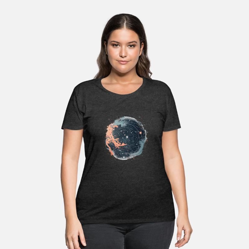 celestial night sky with constellations and shooti