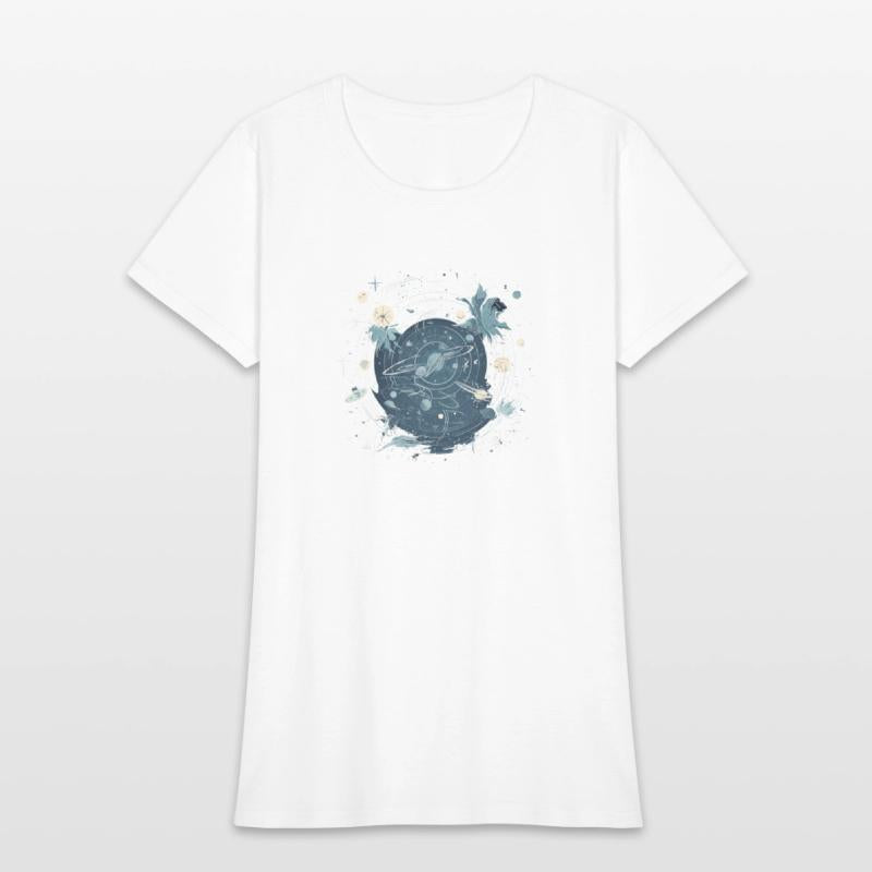 celestial night sky with constellations and shooti