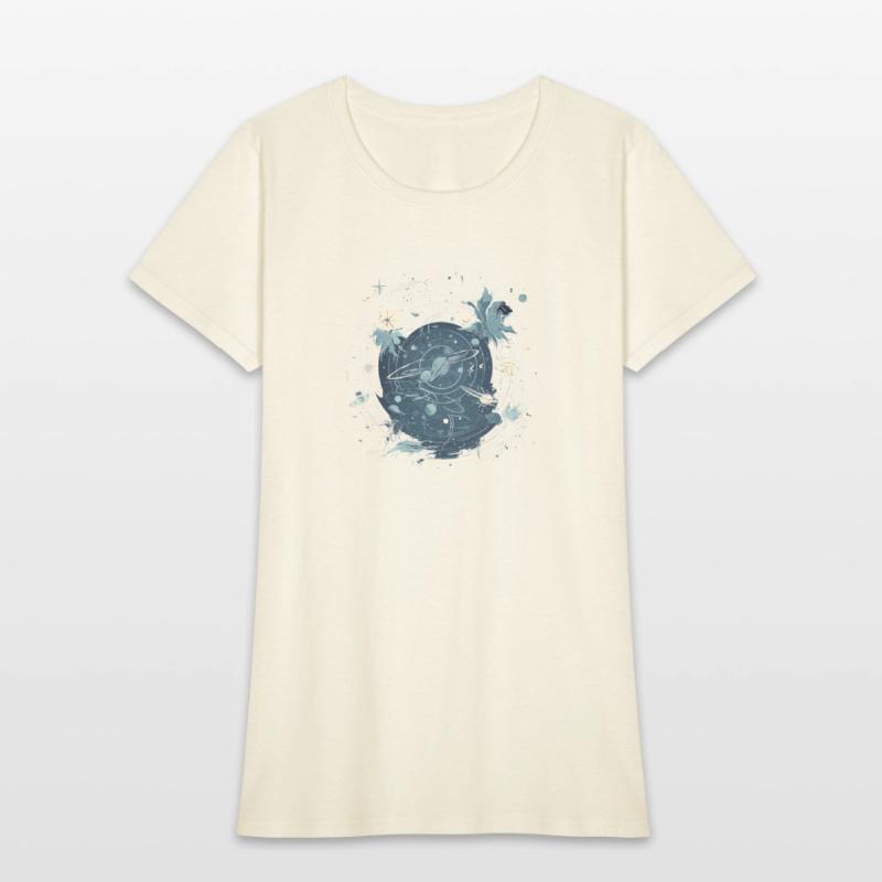 celestial night sky with constellations and shooti