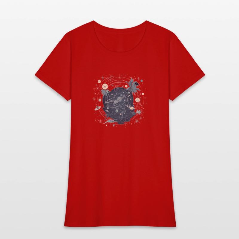 celestial night sky with constellations and shooti