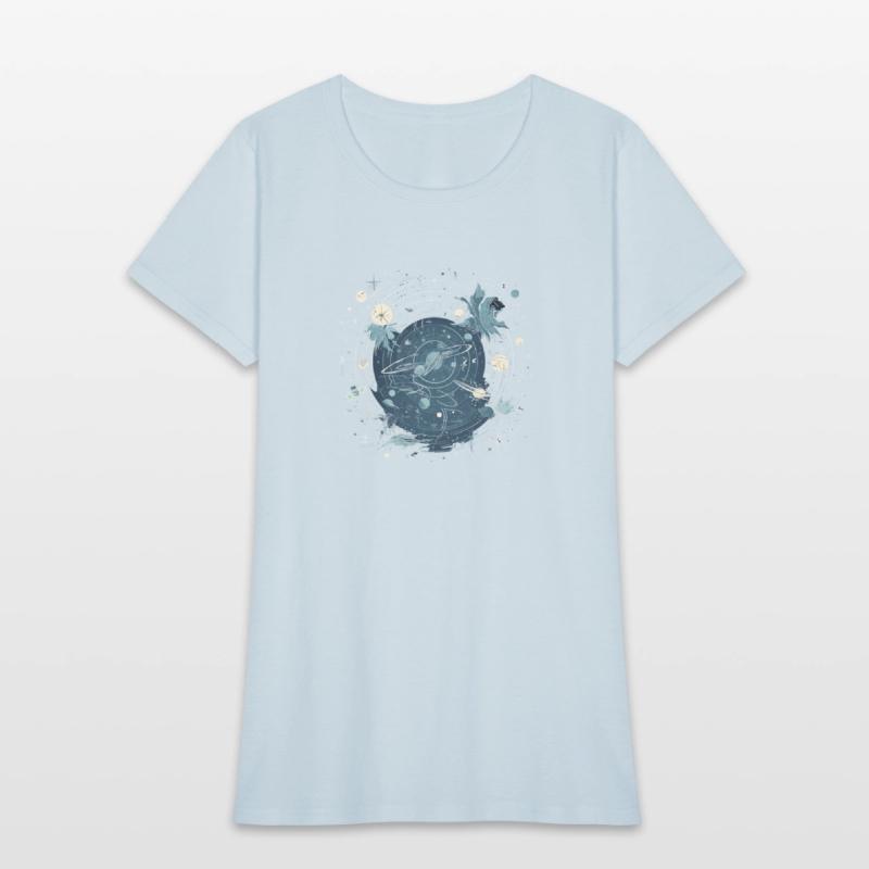 celestial night sky with constellations and shooti