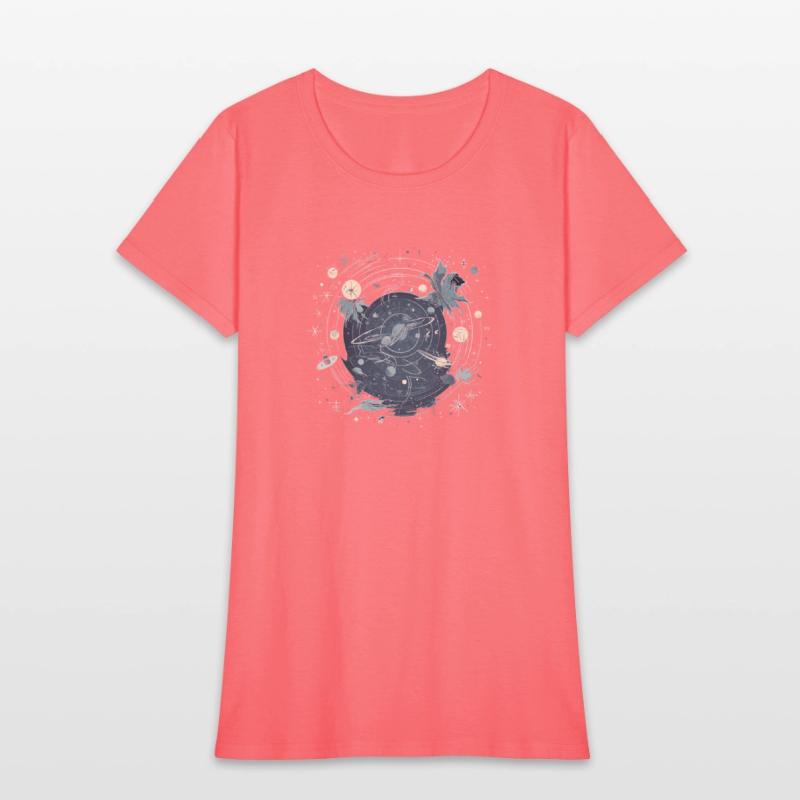 celestial night sky with constellations and shooti