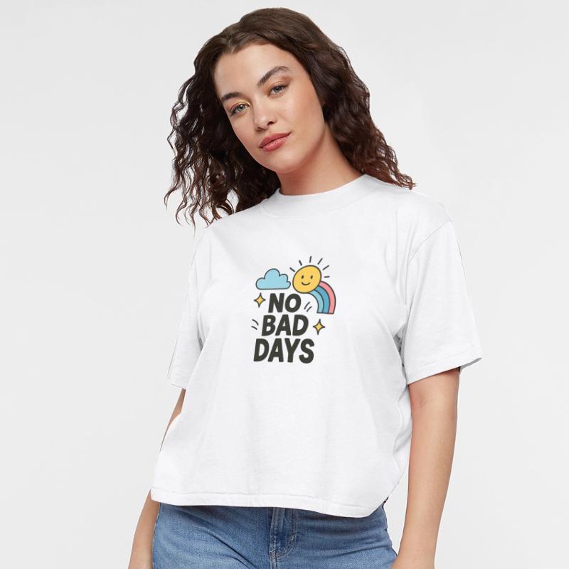 Cheerful Rainbows No Bad Days Design