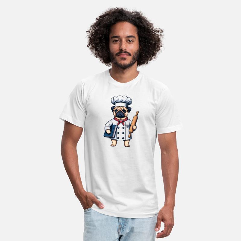 Chef Pug in the Kitchen