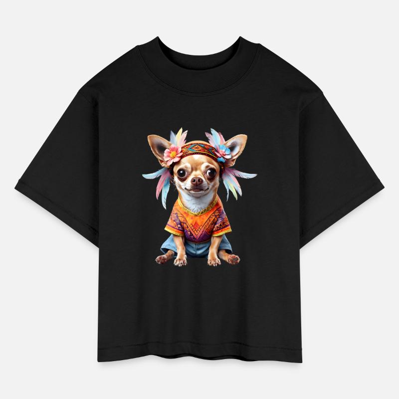 Chihuahua Hippie Dog Lover Cute Pet Animal Mom Dad