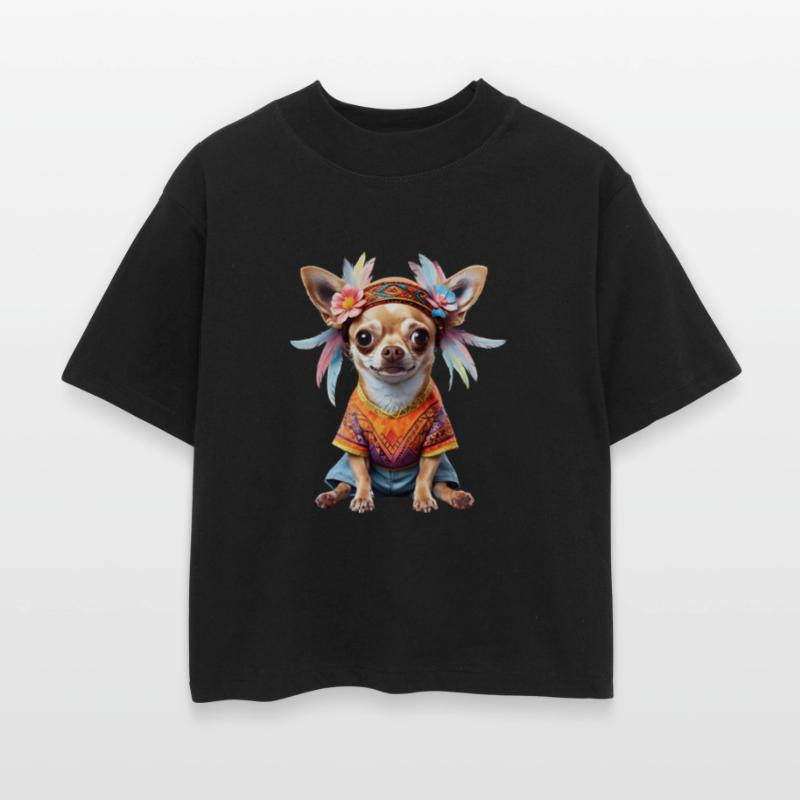 Chihuahua Hippie Dog Lover Cute Pet Animal Mom Dad