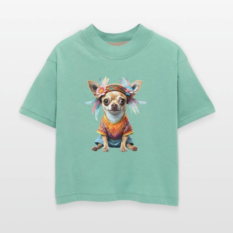 Chihuahua Hippie Dog Lover Cute Pet Animal Mom Dad