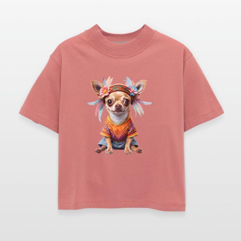Chihuahua Hippie Dog Lover Cute Pet Animal Mom Dad