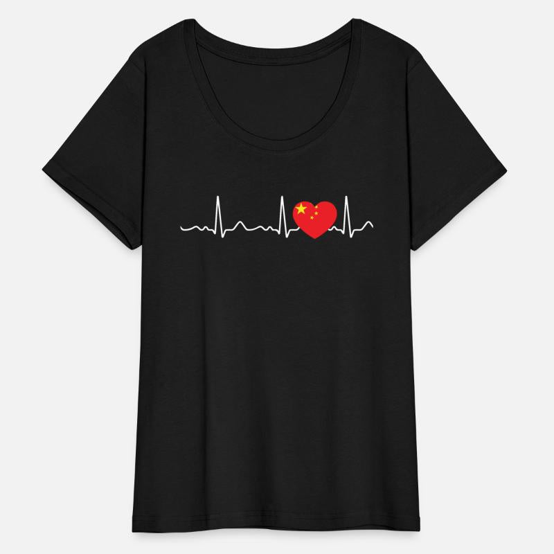 China - heartbeat, pulse, heart line, ecg
