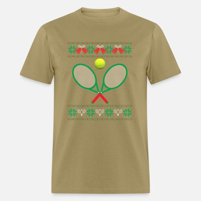 Christmas Tennis Rackets Ugly Xmas Sweater Sports