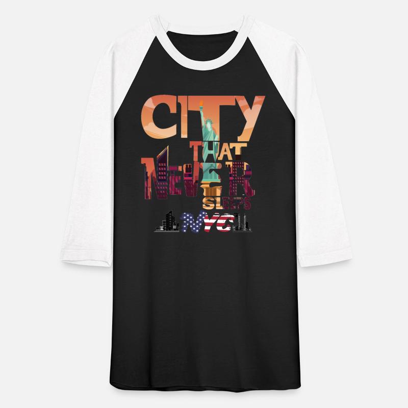 City That Never Sleeps-Men's T-Shirt-NYC T-Shirt
