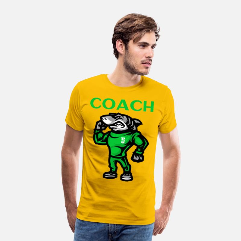 Coach Shark Mascot Design