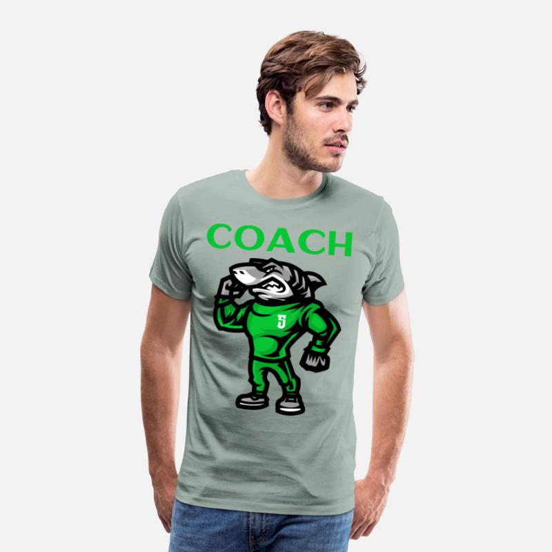 Coach Shark Mascot Design