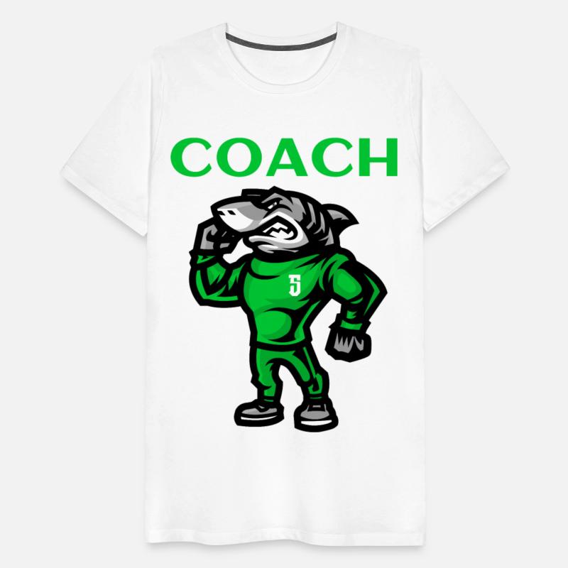 Coach Shark Mascot Design