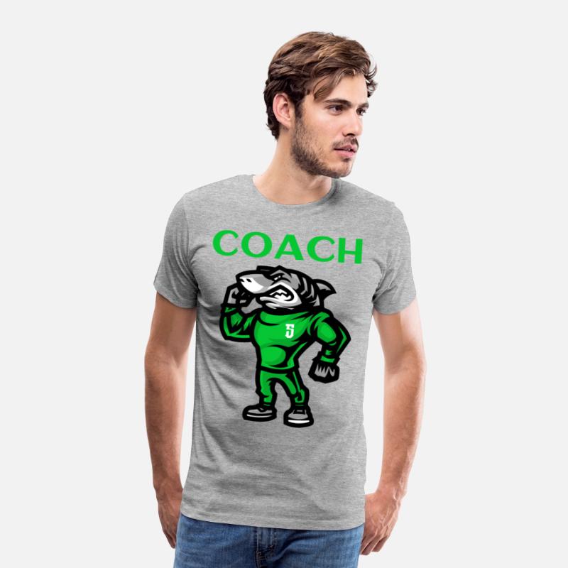 Coach Shark Mascot Design