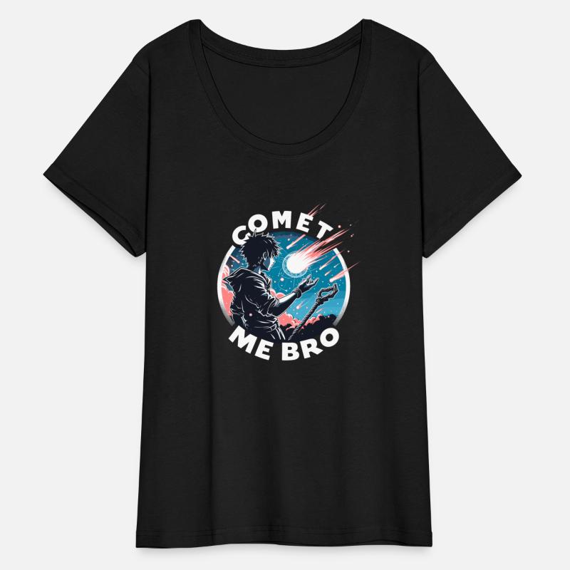 Comet Me Bro Fun Mage Gamer Pun Anime Space Otaku