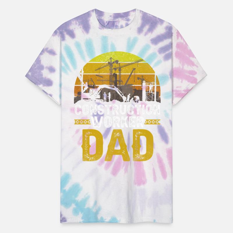 Construction Worker Dad Teamwork Site