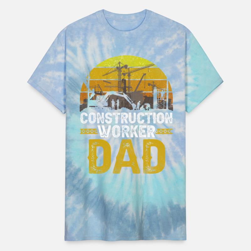 Construction Worker Dad Teamwork Site