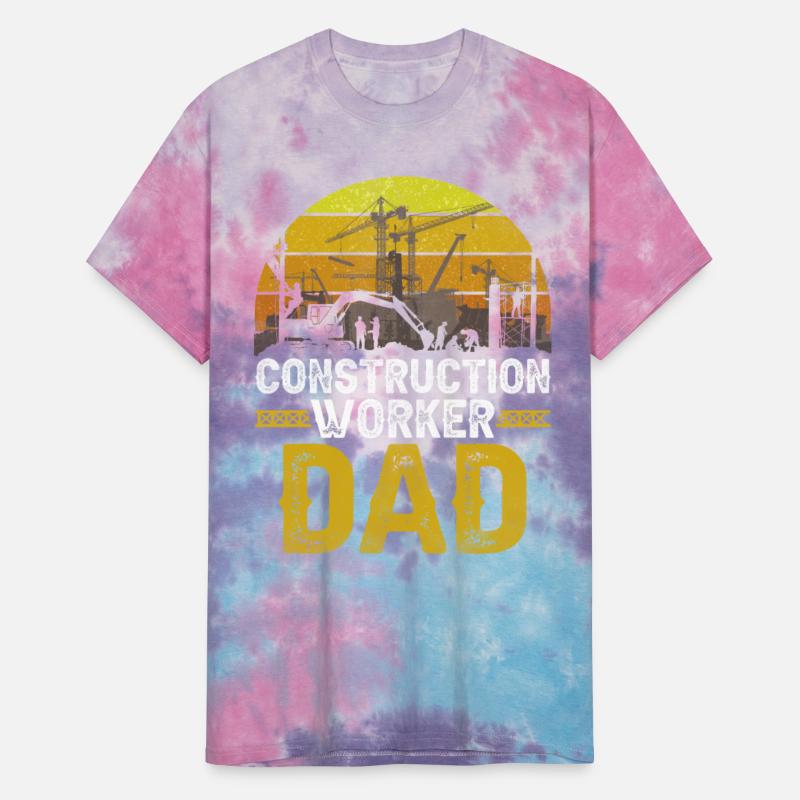 Construction Worker Dad Teamwork Site