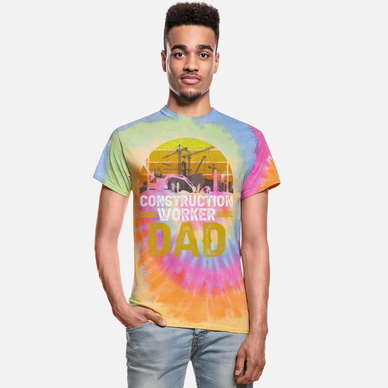 Construction Worker Dad Teamwork Site