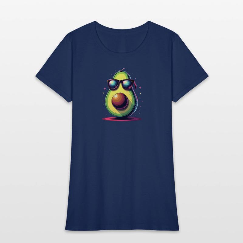 Cool Avocado Disco Graphic