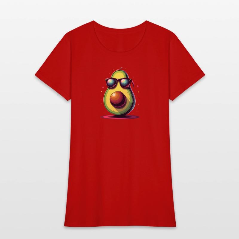 Cool Avocado Disco Graphic