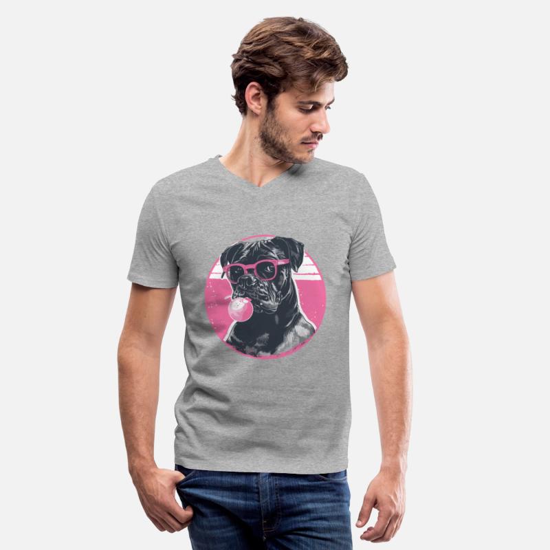 Cool Hipster Cane Corso with Glasses Bubblegum