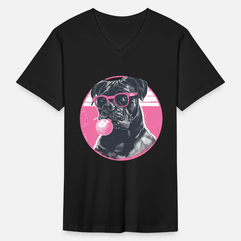Cool Hipster Cane Corso with Glasses Bubblegum