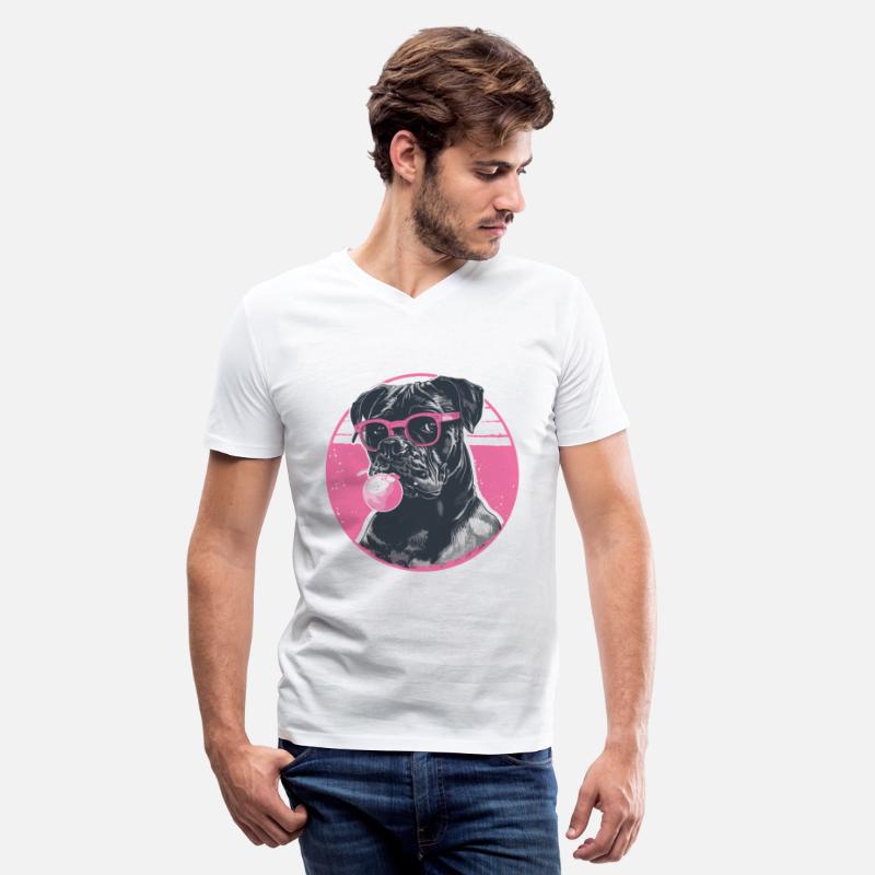 Cool Hipster Cane Corso with Glasses Bubblegum