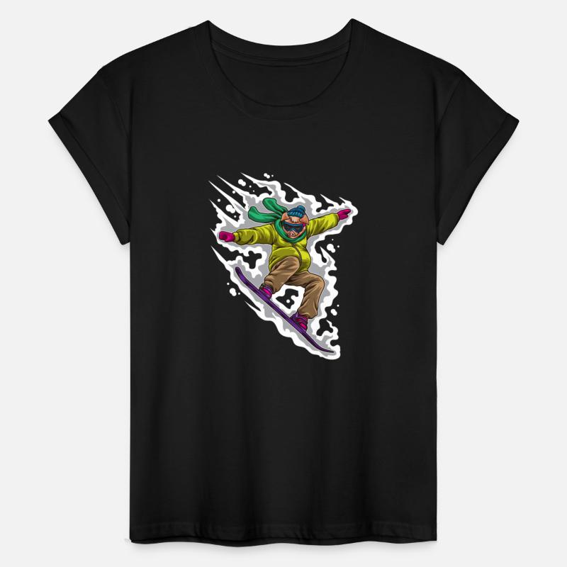 Cool Snowboard Pig - Apres Ski - Winter Snow