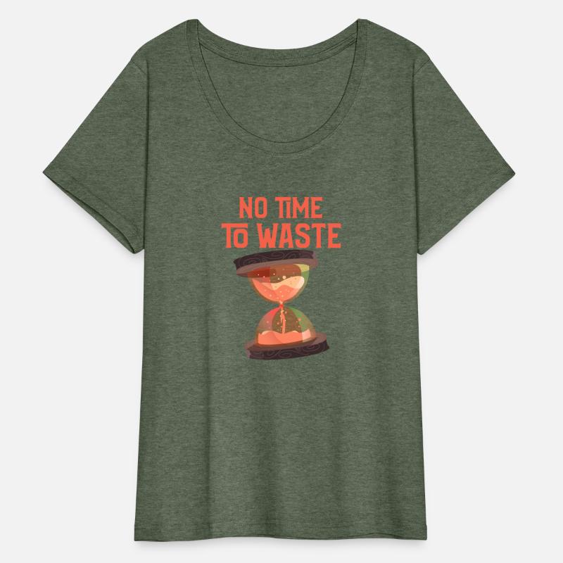 cool t shirt design no time to waste