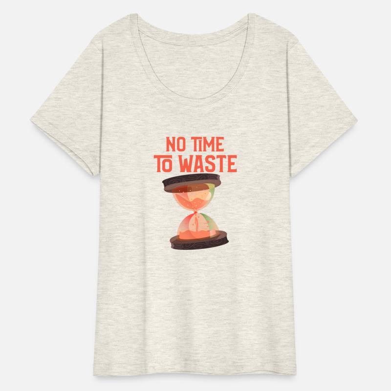 cool t shirt design no time to waste