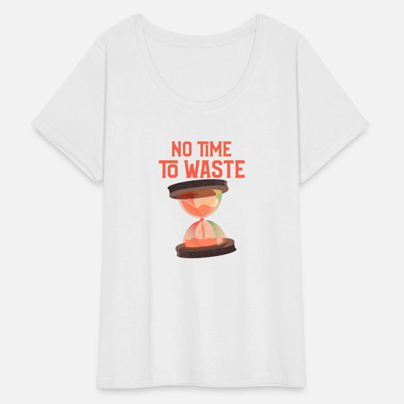 cool t shirt design no time to waste
