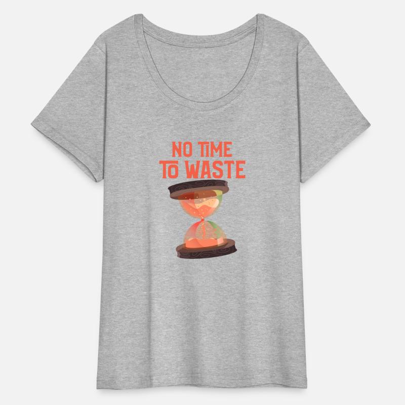 cool t shirt design no time to waste