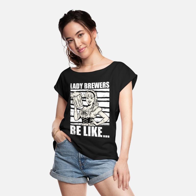 Craft Beer Home Brewing Lady