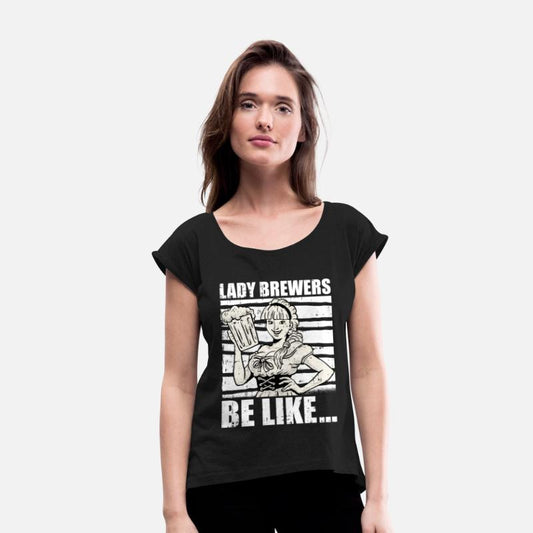 Craft Beer Home Brewing Lady