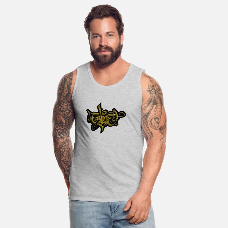 Crime Graffiti black gold