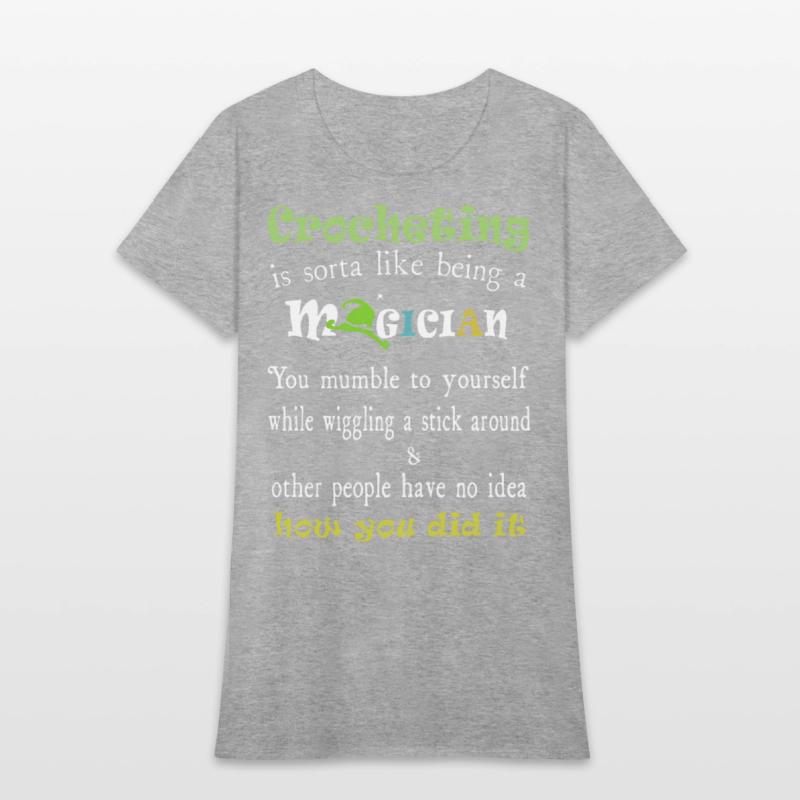 crocheting is sorta like being a magician swim