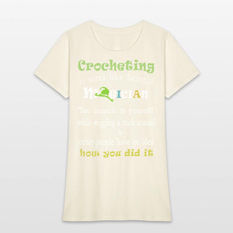 crocheting is sorta like being a magician swim